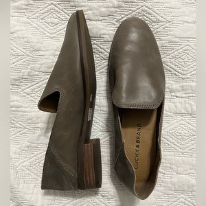 Lucky Brand Leather Slip-On Loafers